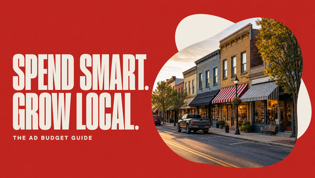 a blog banner for the article that teach how to advertise for a small business